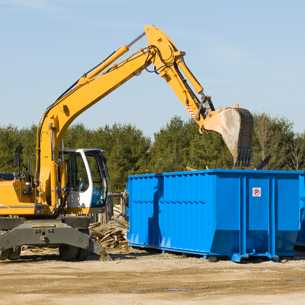 what are the rental fees for a residential dumpster in Tracy City TN